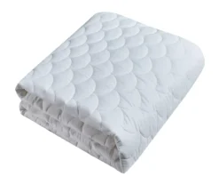 White Dot Scallop-Quilt 350-Thread Count Waterpoof Mattress Pad 26 White Dot Scallop-Quilt 350-Thread Count Waterpoof Mattress Pad -Northlight Sales Store 810617483 A8 1