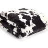 Black & White Cow Print Faux Fur Throw, (50" X 60") -Northlight Sales Store 810617525 A1 1