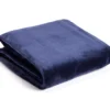 Navy Velvet Throw, (50" X 60")