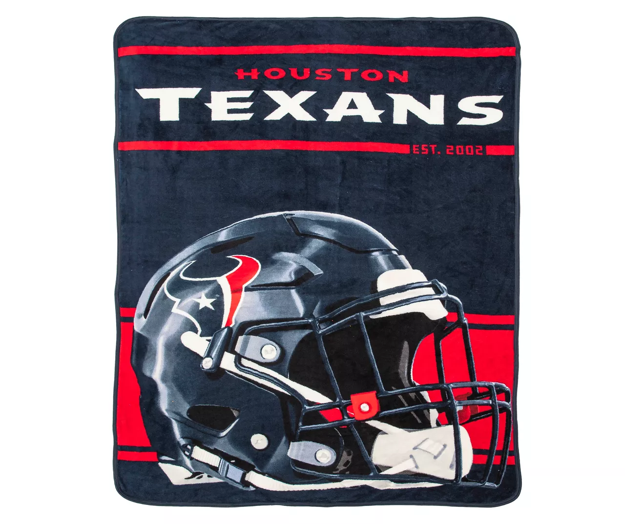 Houston Texans Navy Raschel Throw, (46" X 60") 3 Houston Texans Navy Raschel Throw, (46" X 60")