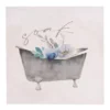 "Soak" Bathtub Art Canvas, (12" X 12") -Northlight Sales Store 810618945 A0