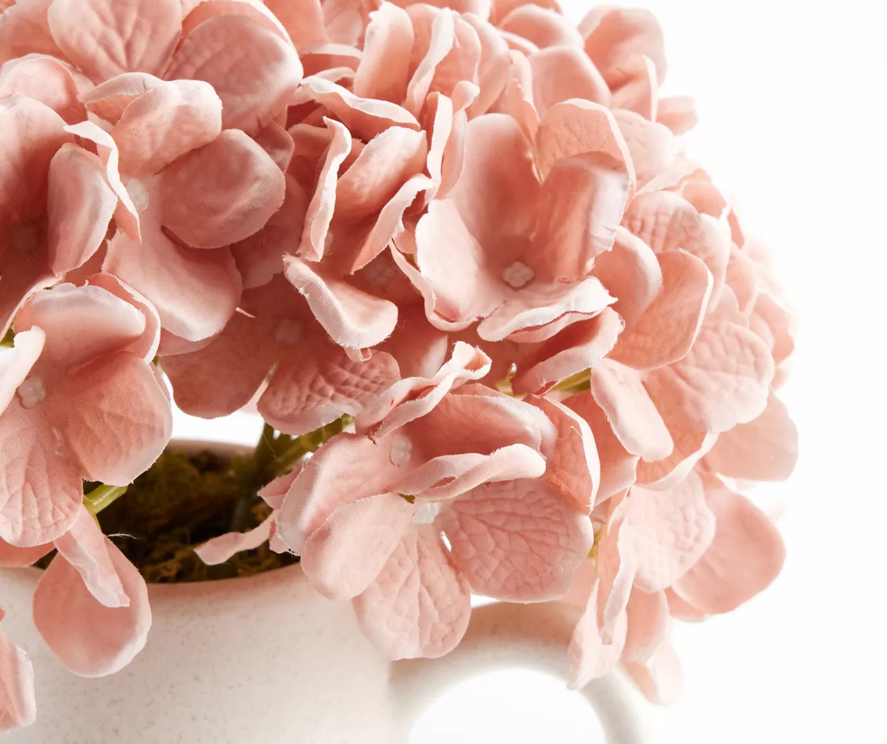 Artificial Hydrangeas In White Pitcher 4 Artificial Hydrangeas In White Pitcher - Image 2