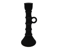 Broyhill Homeward Black Ceramic Taper Candle Holder -Northlight Sales Store 810620675 A0
