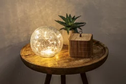 Glow-Up Warm White Cracked Glass Orb LED Light -Northlight Sales Store 810621582 A0 3