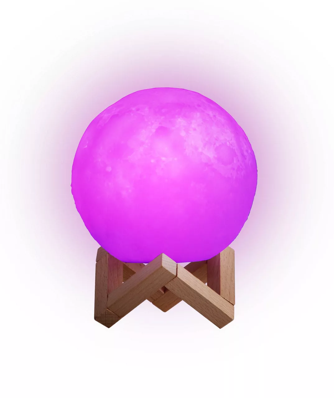 Glow-Up RGB LED Moon Lamp With Remote 5 Glow-Up RGB LED Moon Lamp With Remote - Image 3