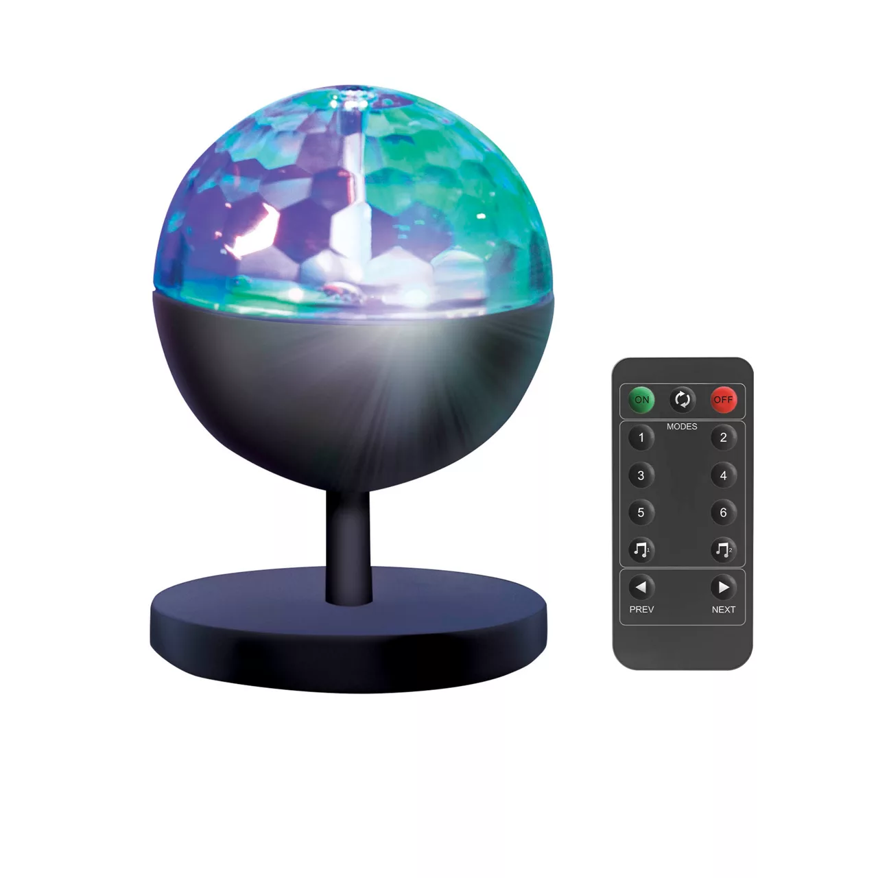 Glow-Up Multi-Color Sound-Reactive LED Party Light With Remote 3 Glow-Up Multi-Color Sound-Reactive LED Party Light With Remote