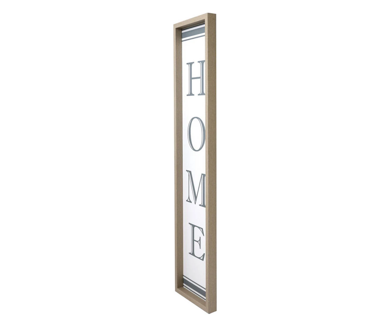 "Home" Flour Sack Stripe Framed Wall Decor 4 "Home" Flour Sack Stripe Framed Wall Decor - Image 2