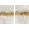 Rake & Glitter Abstract 2-Piece Art Canvas Set, (16" X 20") 2 Rake & Glitter Abstract 2-Piece Art Canvas Set, (16" X 20") -Northlight Sales Store 810628789 A0