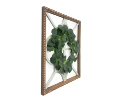 Greenery Wreath & Quatrefoil Beaded Frame Wall Decor -Northlight Sales Store 810628802 A1