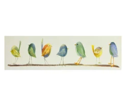 Birds On A Wire Wall Art, (7" X 24")