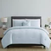 Mineral Blue Stitch-Tufted Comforter Set