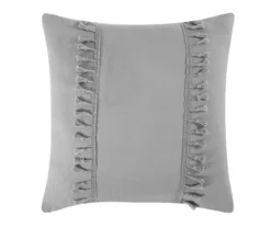 Light Gray Embroidered-Accent Stitch-Tufted Comforter Set -Northlight Sales Store 810641792 810641791 A8 3