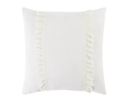 White Embroidered-Accent Stitch-Tufted Comforter Set -Northlight Sales Store 810641794 810641793 A8 3