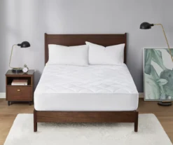 White Energy Recovery Waterproof Mattress Pad