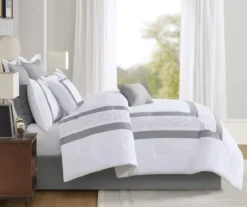Elmore Bordered Comforter Set -Northlight Sales Store 810679983 810679984 810679985 A1 2