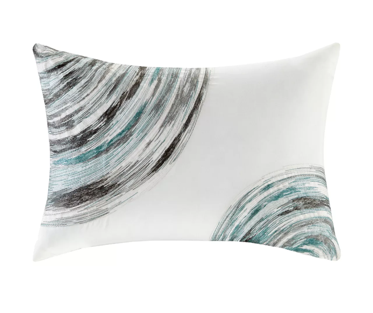 Seth Aqua & Gray Paint Stroke Comforter Set 5 Seth Aqua & Gray Paint Stroke Comforter Set - Image 3