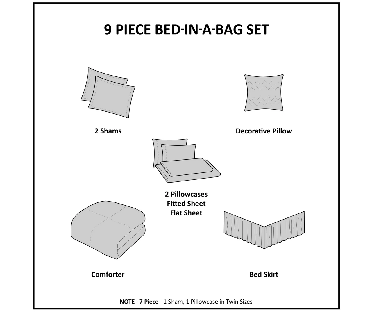 Seth Aqua & Gray Paint Stroke Comforter Set 11 Seth Aqua & Gray Paint Stroke Comforter Set - Image 9
