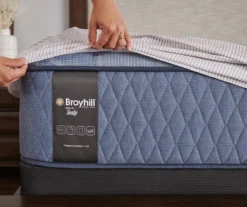 Broyhill By Sealy Queen Medium Mattress & Low Profile Box Spring Set, Galveston Tight Top -Northlight Sales Store combo610066 5
