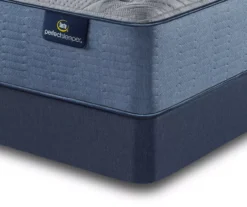 Broyhill By Serta Seymour Queen Plush Mattress & Low Profile Box Spring Set, Perfect Sleeper