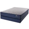 Serta Del Rio California King Firm Mattress & Low Profile Box Spring Set