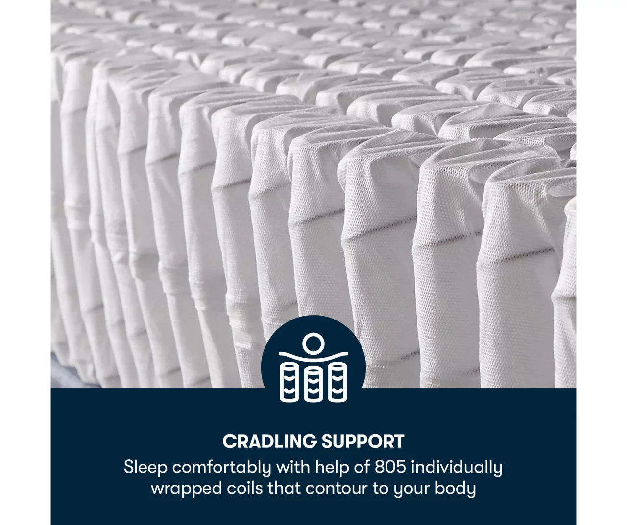 Serta Danielsville California King Plush Mattress & Low Profile Box Spring Set 12 Serta Danielsville California King Plush Mattress & Low Profile Box Spring Set - Image 10