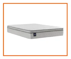 Sealy Dean Queen Euro Pillow Top Mattress & Low Profile Box Spring Set -Northlight Sales Store combo830032 4