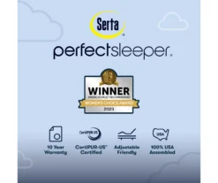 Serta Perfect Sleeper Oasis Sleep 14.5" King Medium Pillow Top Mattress & Low Profile Box Spring Set 24 Serta Perfect Sleeper Oasis Sleep 14.5" King Medium Pillow Top Mattress & Low Profile Box Spring Set -Northlight Sales Store combo980010 10