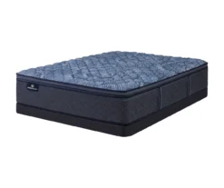 Serta Perfect Sleeper Oasis Sleep 14.5" California King Firm Pillow Top Mattress & Low Profile Box Spring Set