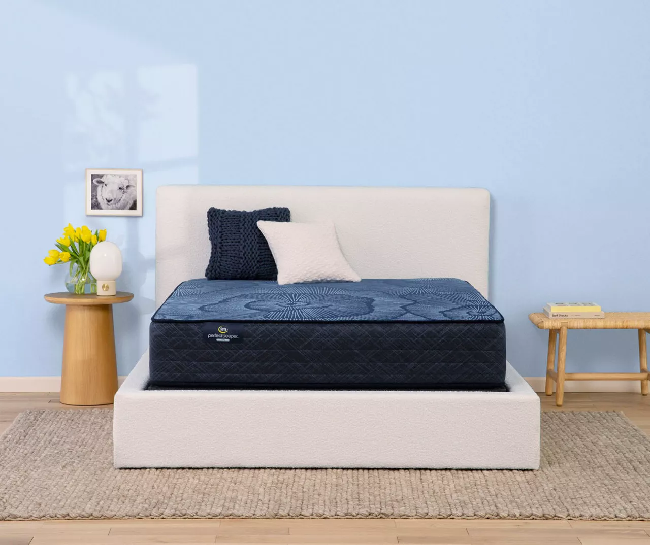 Serta Perfect Sleeper Pacific Peace Hybrid 12" Twin XL Firm Mattress & Box Spring Set 4 Serta Perfect Sleeper Pacific Peace Hybrid 12" Twin XL Firm Mattress & Box Spring Set - Image 2