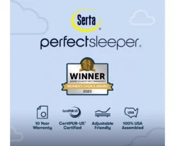 Serta Perfect Sleeper Pacific Peace Hybrid 12" Queen Firm Mattress & Low Profile Box Spring Set 24 Serta Perfect Sleeper Pacific Peace Hybrid 12" Queen Firm Mattress & Low Profile Box Spring Set -Northlight Sales Store combo980044 10