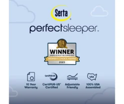 Serta Perfect Sleeper Pacific Peace Hybrid 12" California King Firm Mattress & Box Spring Set -Northlight Sales Store combo980047 7