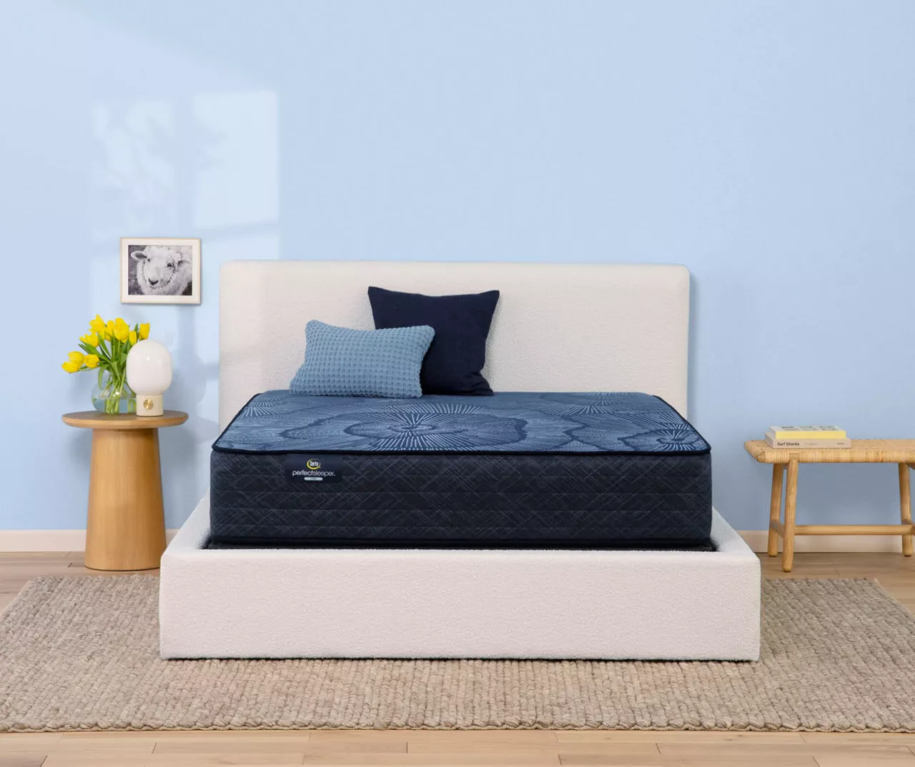 Serta Perfect Sleeper Pacific Peace Hybrid 12" Twin Medium Mattress & Box Spring Set 4 Serta Perfect Sleeper Pacific Peace Hybrid 12" Twin Medium Mattress & Box Spring Set - Image 2