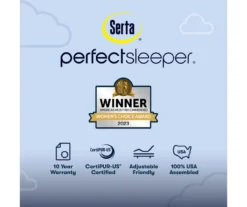 Serta Perfect Sleeper Pacific Peace Hybrid 12" King Medium Mattress & Box Spring Set -Northlight Sales Store combo980057 11