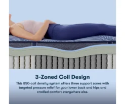 Serta Perfect Sleeper Pacific Peace Hybrid 12" King Medium Mattress & Low Profile Box Spring Set -Northlight Sales Store combo980058 7