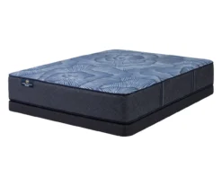 Serta Perfect Sleeper Radiant Rest Hybrid 14" Twin Plush Mattress & Low Profile Box Spring Set