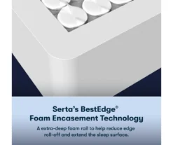 Serta Perfect Sleeper Radiant Rest Hybrid 14" California King Plush Mattress & Low Profile Box Spring Set -Northlight Sales Store combo980072 5