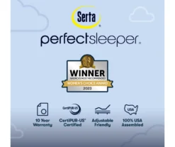 Serta Perfect Sleeper Oasis Sleep 13.25" Full Plush Mattress & Low Profile Box Spring Set -Northlight Sales Store combo980078 7