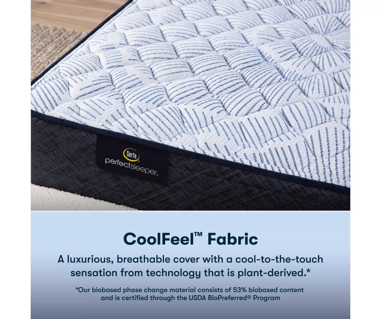 Serta Perfect Sleeper Nurture Night 12" Twin Firm Mattress & Low Profile Box Spring Set 7 Serta Perfect Sleeper Nurture Night 12" Twin Firm Mattress & Low Profile Box Spring Set - Image 5