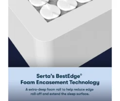 Serta Perfect Sleeper Nurture Night 12" Full Firm Mattress & Low Profile Box Spring Set -Northlight Sales Store combo980114 7