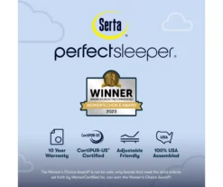Serta Perfect Sleeper Nurture Night 14.5" California King Plush Pillow Top Mattress & Box Spring Set -Northlight Sales Store combo980131 10