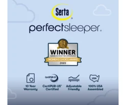Serta Perfect Sleeper Nurture Night 13.5" Twin XL Medium Mattress & Box Spring Set -Northlight Sales Store combo980135 10