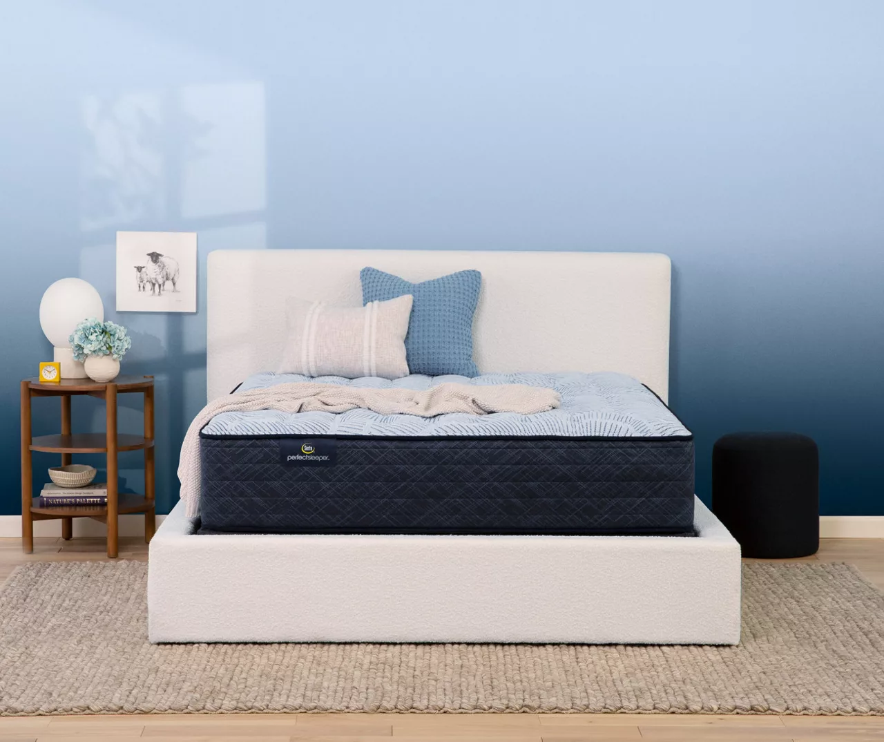 Serta Perfect Sleeper Nurture Night 13.5" Twin XL Medium Mattress & Low Profile Box Spring Set 4 Serta Perfect Sleeper Nurture Night 13.5" Twin XL Medium Mattress & Low Profile Box Spring Set - Image 2