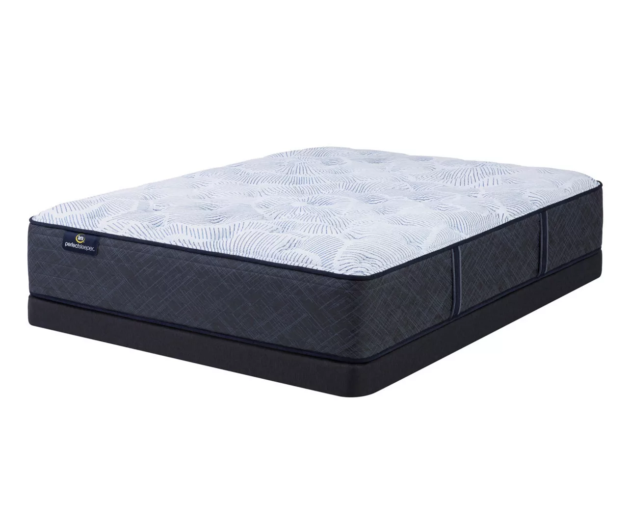 Serta Perfect Sleeper Nurture Night 13.5" Full Plush Mattress & Low Profile Box Spring Set 3 Serta Perfect Sleeper Nurture Night 13.5" Full Plush Mattress & Low Profile Box Spring Set