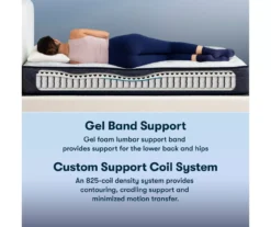 Serta Perfect Sleeper Midsummer Nights 10.5" Twin XL Plush Mattress & Low Profile Box Spring Set -Northlight Sales Store combo980160 3