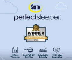 Serta Perfect Sleeper Midsummer Nights 10.5" Queen Plush Mattress & Box Spring Set 20 Serta Perfect Sleeper Midsummer Nights 10.5" Queen Plush Mattress & Box Spring Set -Northlight Sales Store combo980163 7