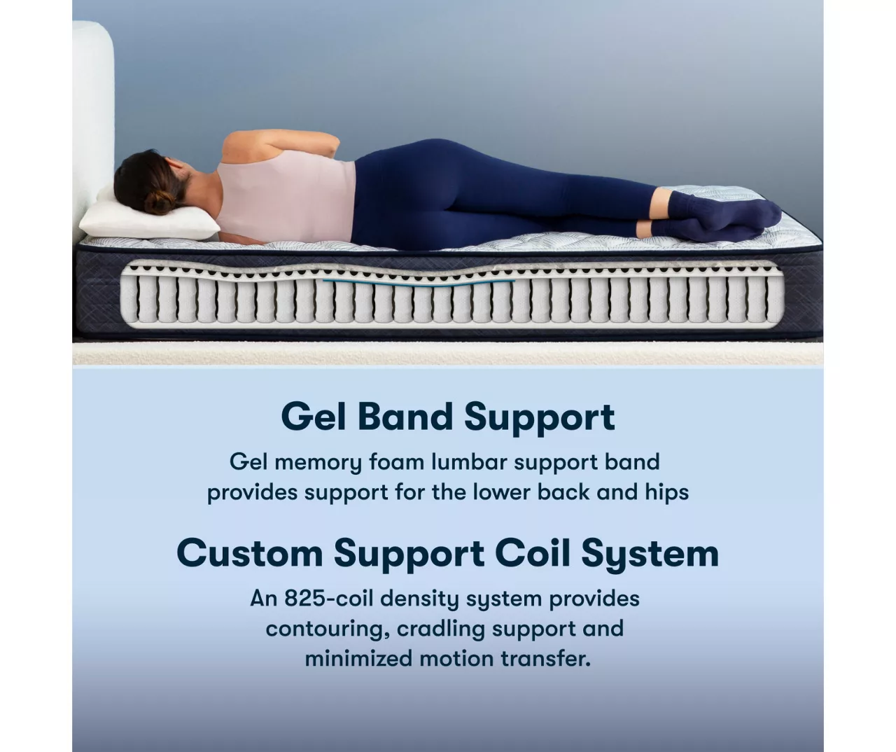 Serta Perfect Sleeper Midsummer Nights 10.5" Twin XL Firm Mattress & Box Spring Set 6 Serta Perfect Sleeper Midsummer Nights 10.5" Twin XL Firm Mattress & Box Spring Set - Image 4