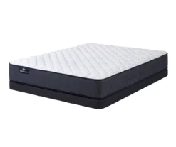 Serta Perfect Sleeper Midsummer Nights 10.5" King Firm Mattress & Low Profile Box Spring Set