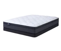 Serta Perfect Sleeper Midsummer Nights 11" Full Plush Euro Top Mattress & Low Profile Box Spring Set