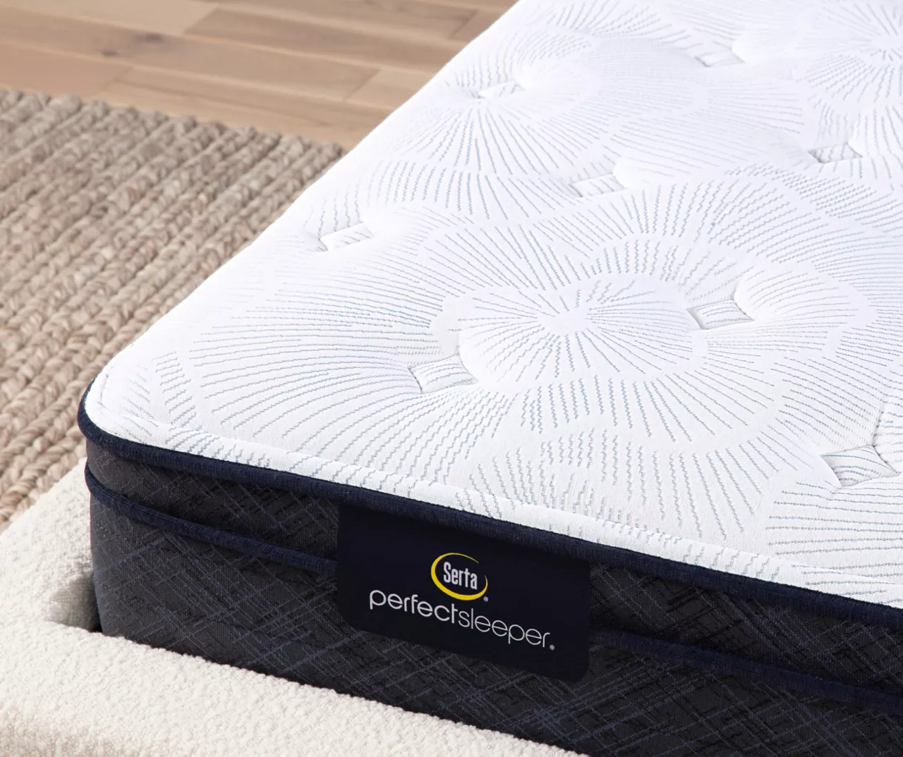 Serta Perfect Sleeper Midsummer Nights 11" Queen Plush Euro Top Mattress & Box Spring Set 5 Serta Perfect Sleeper Midsummer Nights 11" Queen Plush Euro Top Mattress & Box Spring Set - Image 3