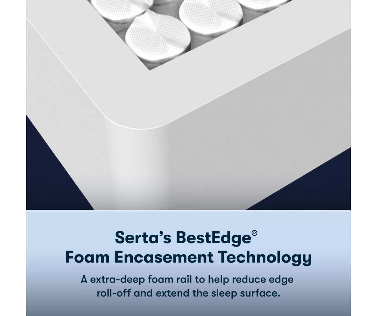 Serta Perfect Sleeper Radiant Rest Hybrid 14" Twin XL Firm Mattress & Box Spring Set 8 Serta Perfect Sleeper Radiant Rest Hybrid 14" Twin XL Firm Mattress & Box Spring Set - Image 6